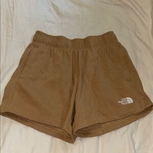 Tan North Face shorts